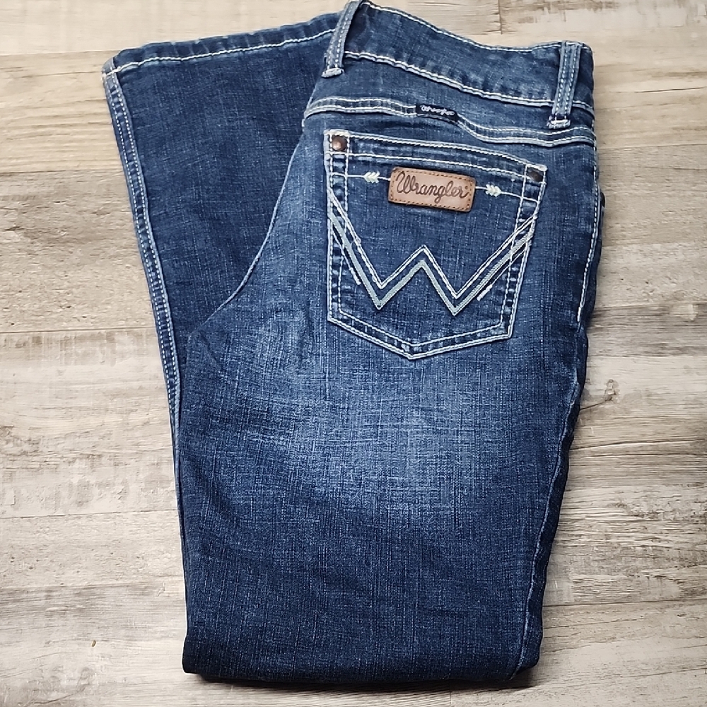 Wrangler Women's Dark Blue Boot Cut Jeans